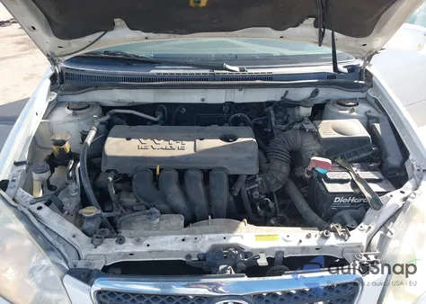 2005 Toyota Corolla Le z USA, uszkodzony, nr VIN JTDBR32EX52059142